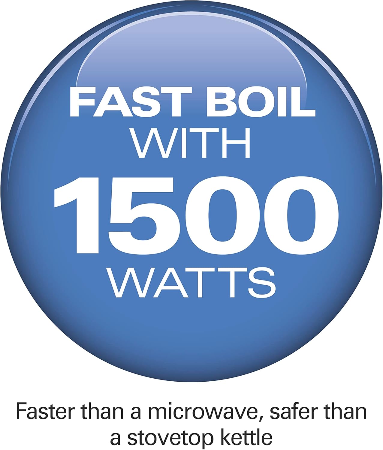 Hamilton Beach Glass Electric  Kettle, 1 Liter, 1500 Watts for Fast Boiling, Cordless Serving, Auto-Shutoff & Boil-Dry Protection, 