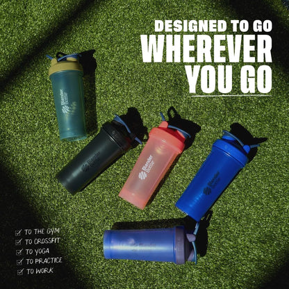 Blender-Bottle V2 Shaker Perfect for Protein Shakes and Pre Workout, 20-Ounce, Clear/Black